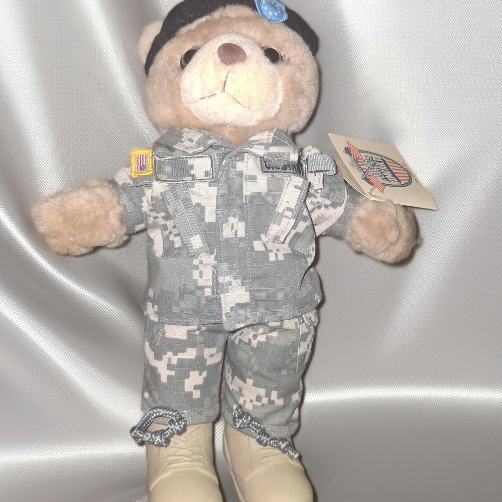 U.S. Army female cadet teddy bear. Part of the Bear Forces of America collection